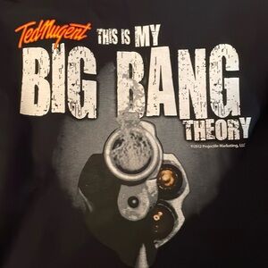 Ted Nugent black tee Size XL